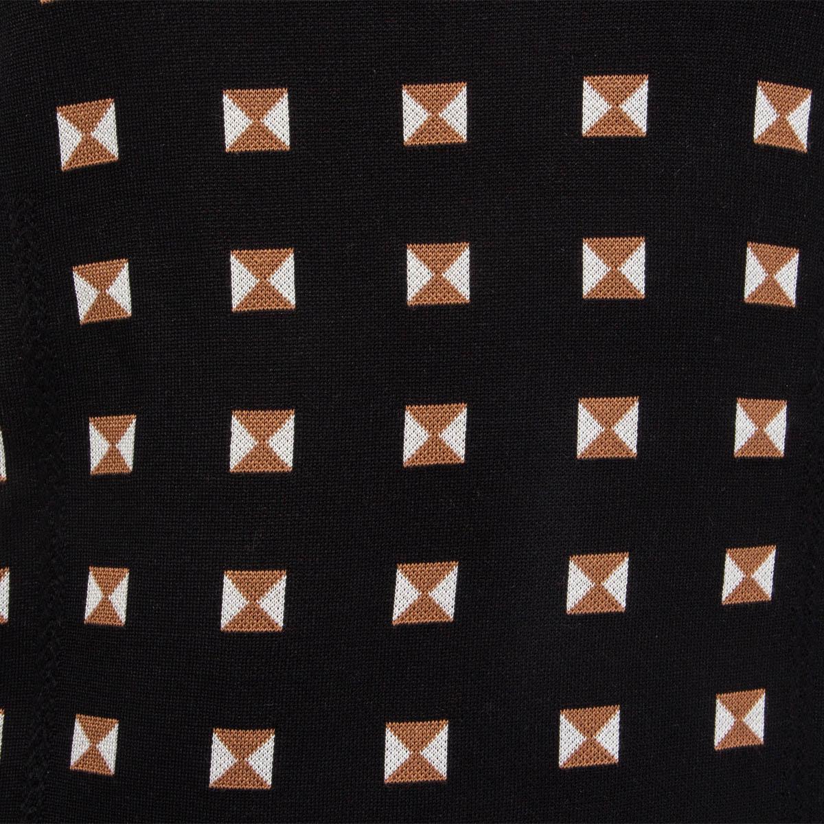 HERMES black silk 2019 MEDOR Crewneck Sweater 38 S 1
