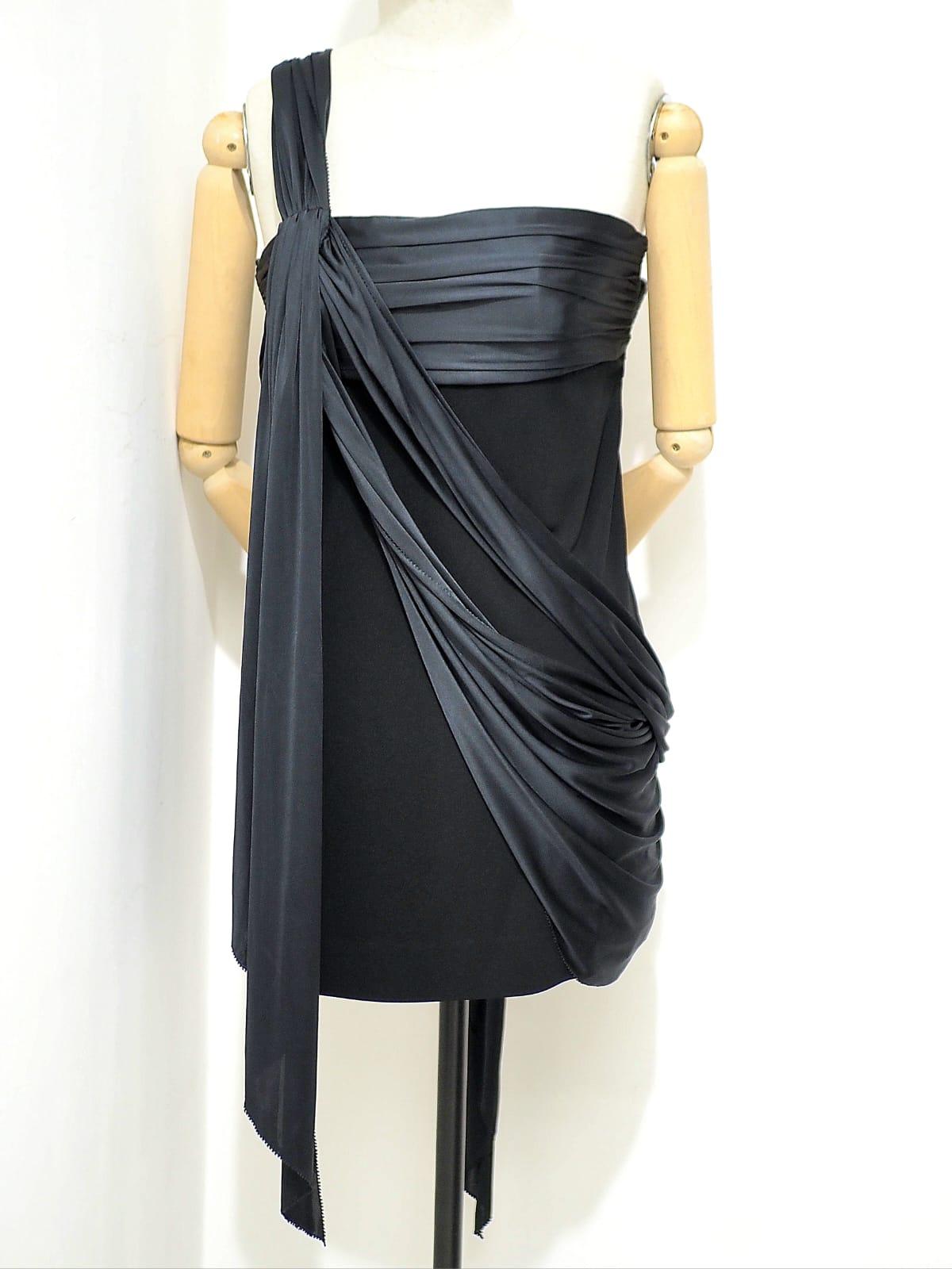 Hermès black silk top In Excellent Condition For Sale In Capri, IT