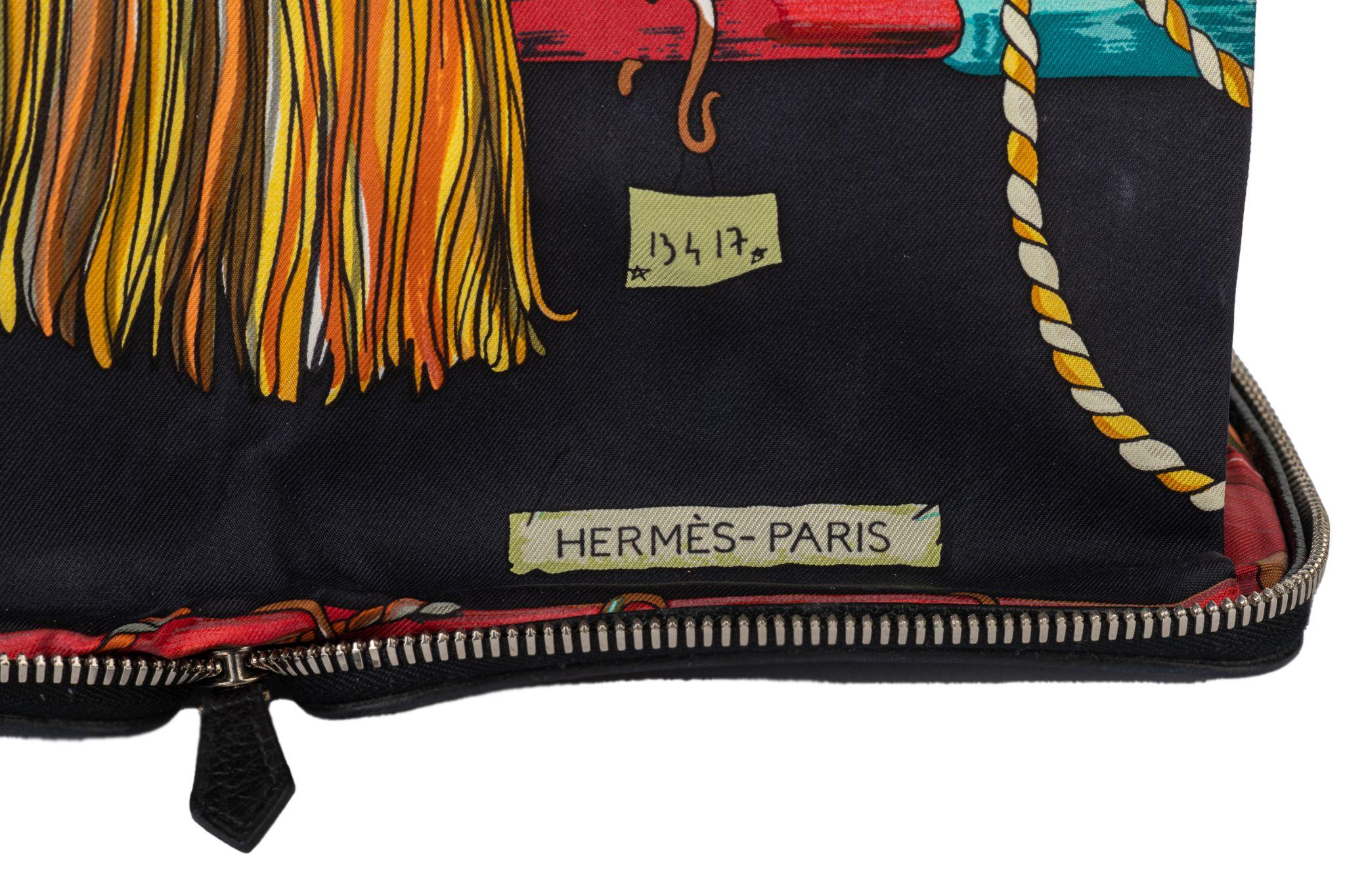 Hermès Black Silky Pop Bag For Sale 5