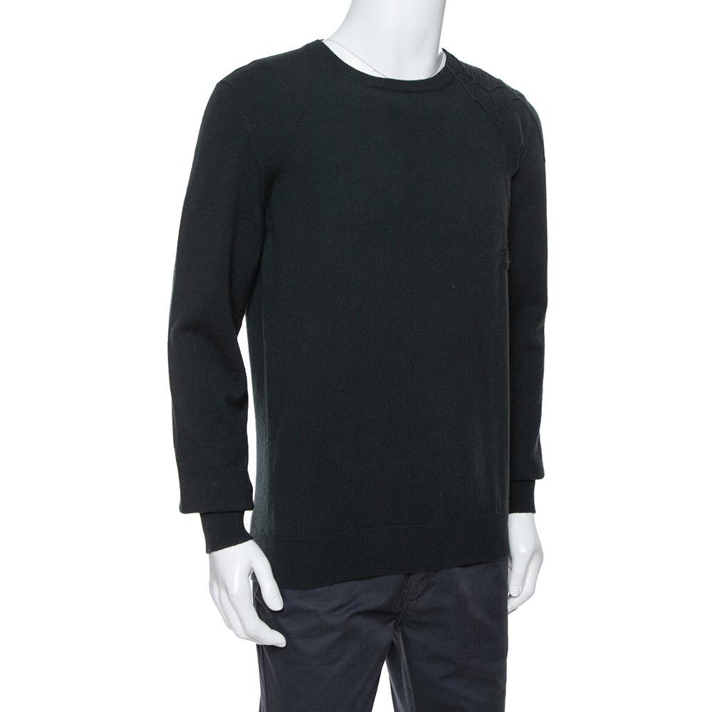 hermes black sweater