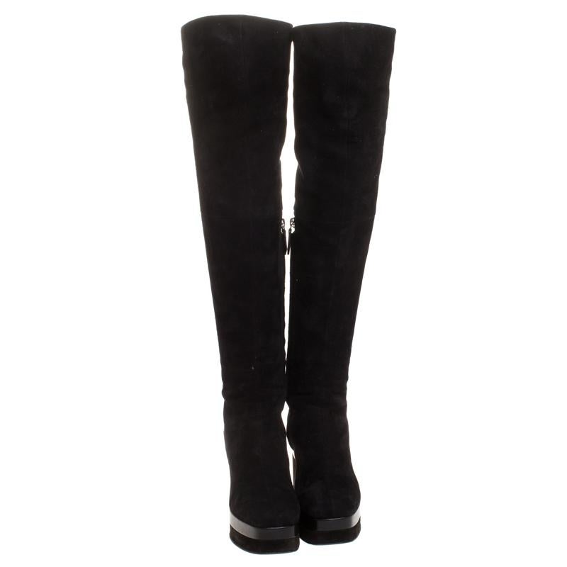 hermes over the knee boots