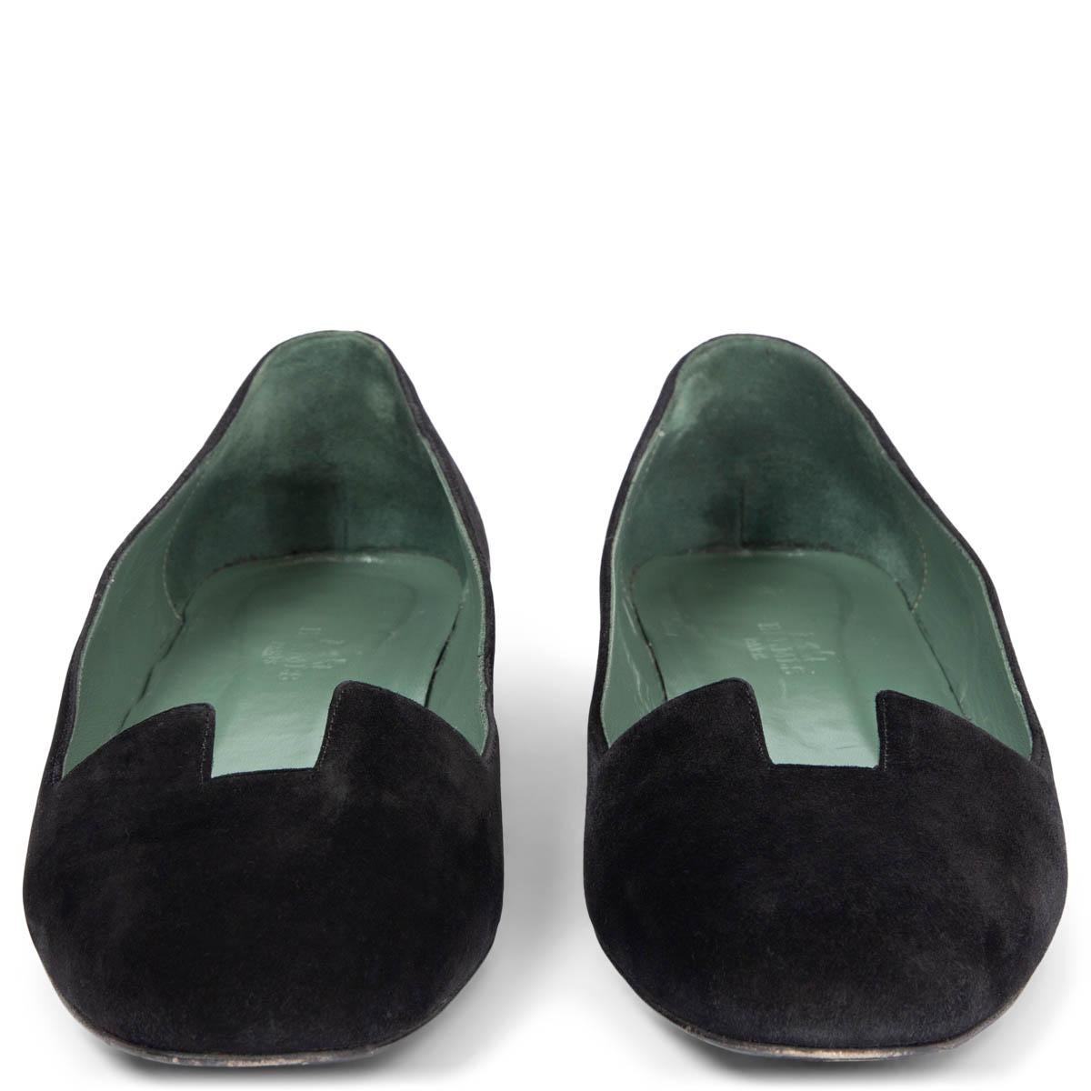 HERMES Black Suede JOY Ballet Shoes 37 For Sale At 1stDibs HERMES Black Suede JOY Ballet Shoes 37 For Sale At 1stDibs