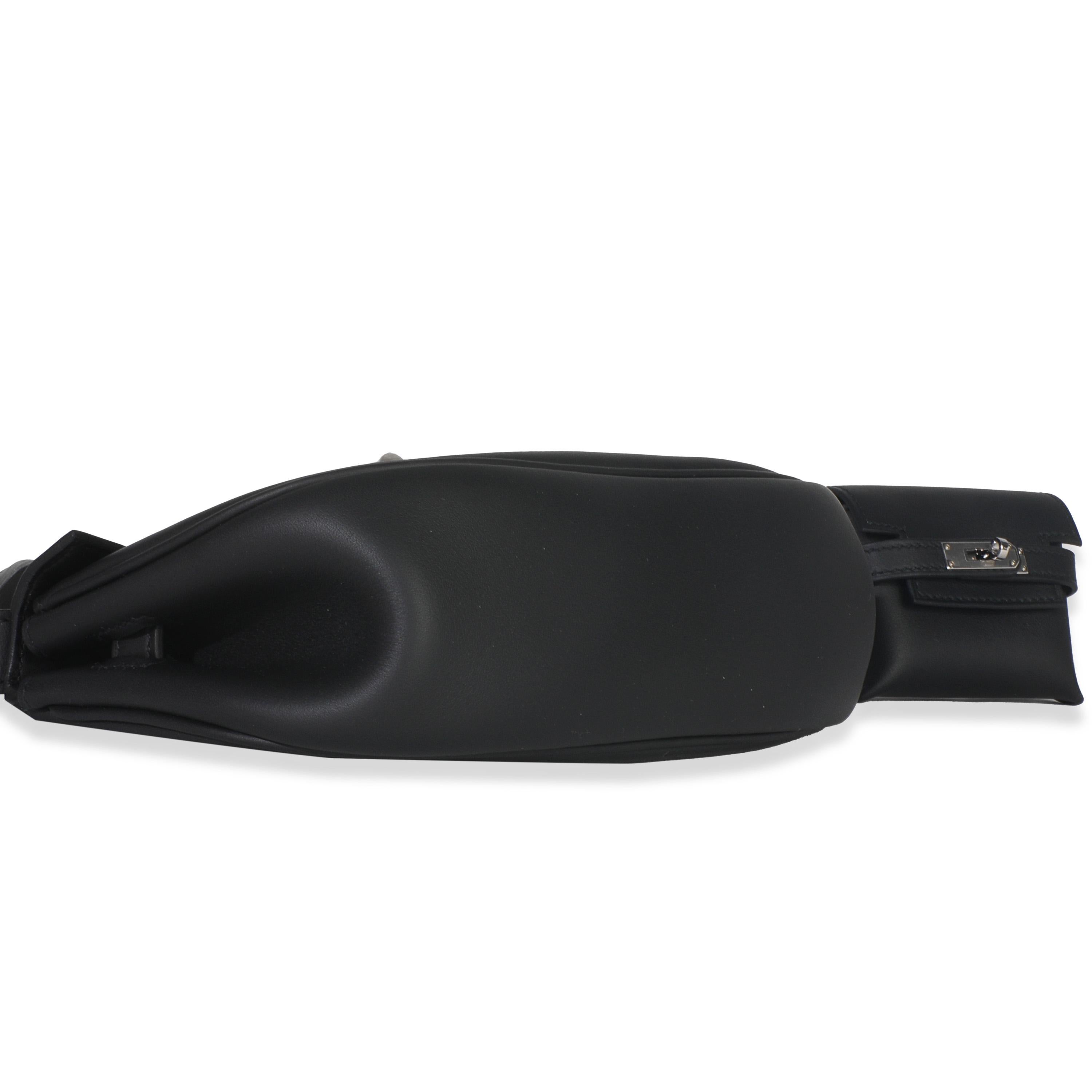 Hermès Black Swift Kelly Moove PHW Damen im Angebot