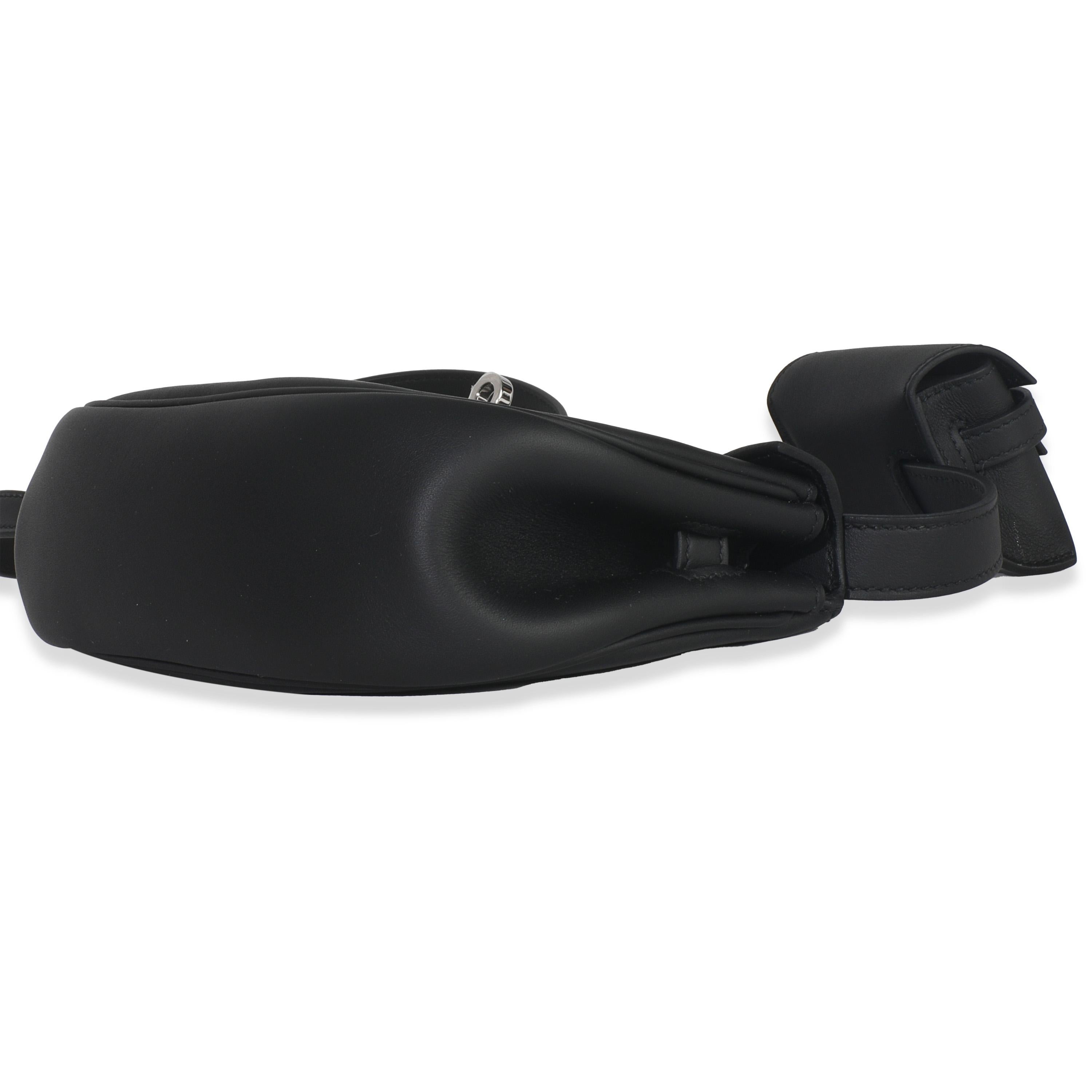 Hermès Black Swift Kelly Moove PHW im Angebot 2