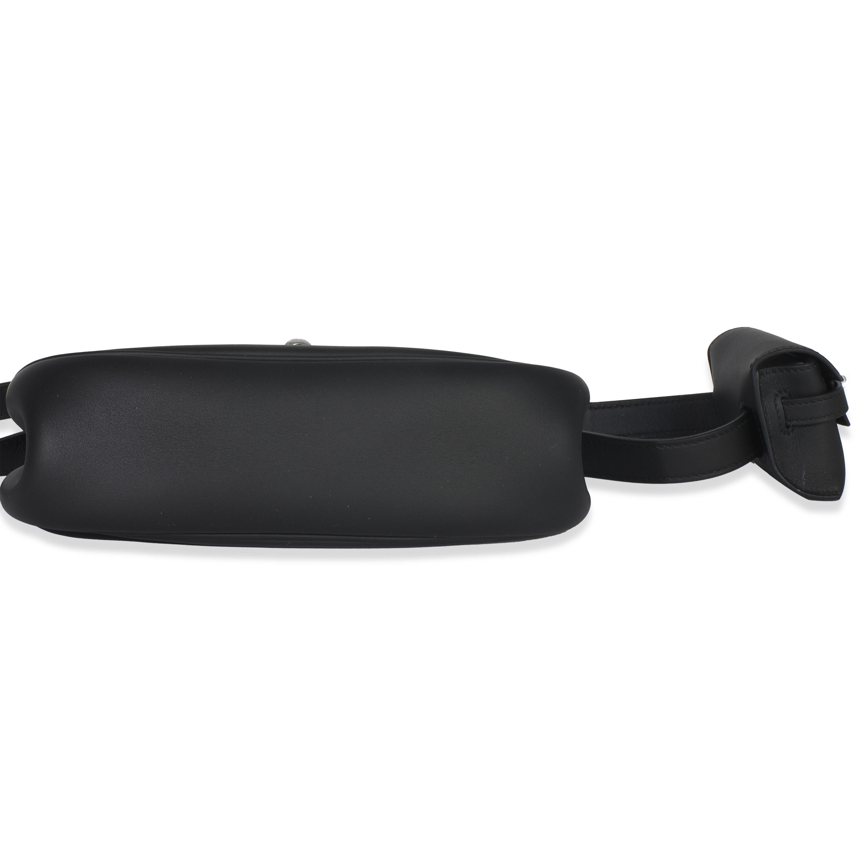 Hermès Black Swift Kelly Moove PHW im Angebot 3