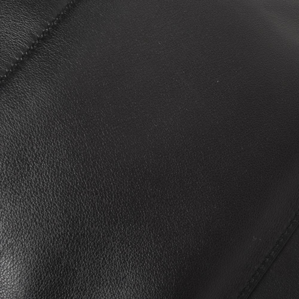 Hermès Black Swift Leather Gold Finished Bolide Secret Bag 1