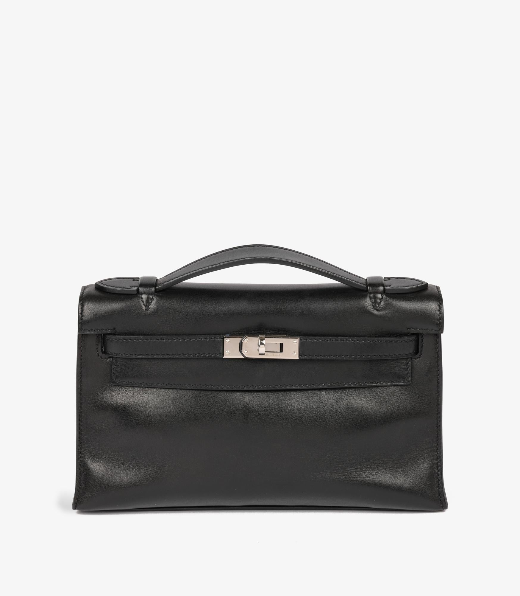 Hermès Black Swift Leather Kelly Pochette

Brand- Hermès
Model- Kelly Pochette
Product Type- Top Handle
Serial Number- T
Age- Circa 2015
Accompanied By- Hermès Dust Bag
Colour- Black
Hardware- Palladium
Material(s)- Swift Leather
Authenticity
