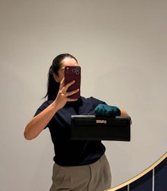 Hermès Black Swift Leather Leather Kelly Cut