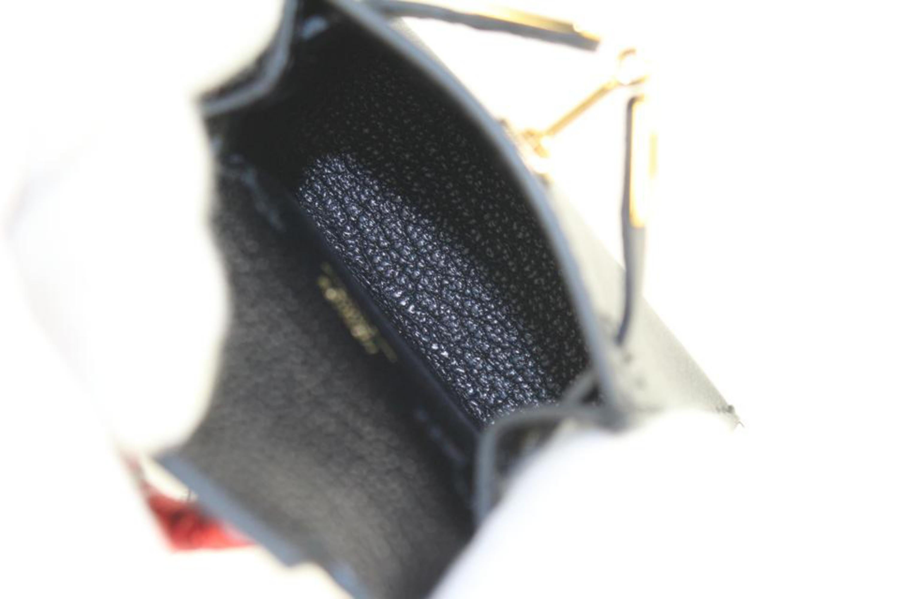 Hermès Black Tadelkat Micro Mini Kelly Twilly Bag Charm 1H1027 3