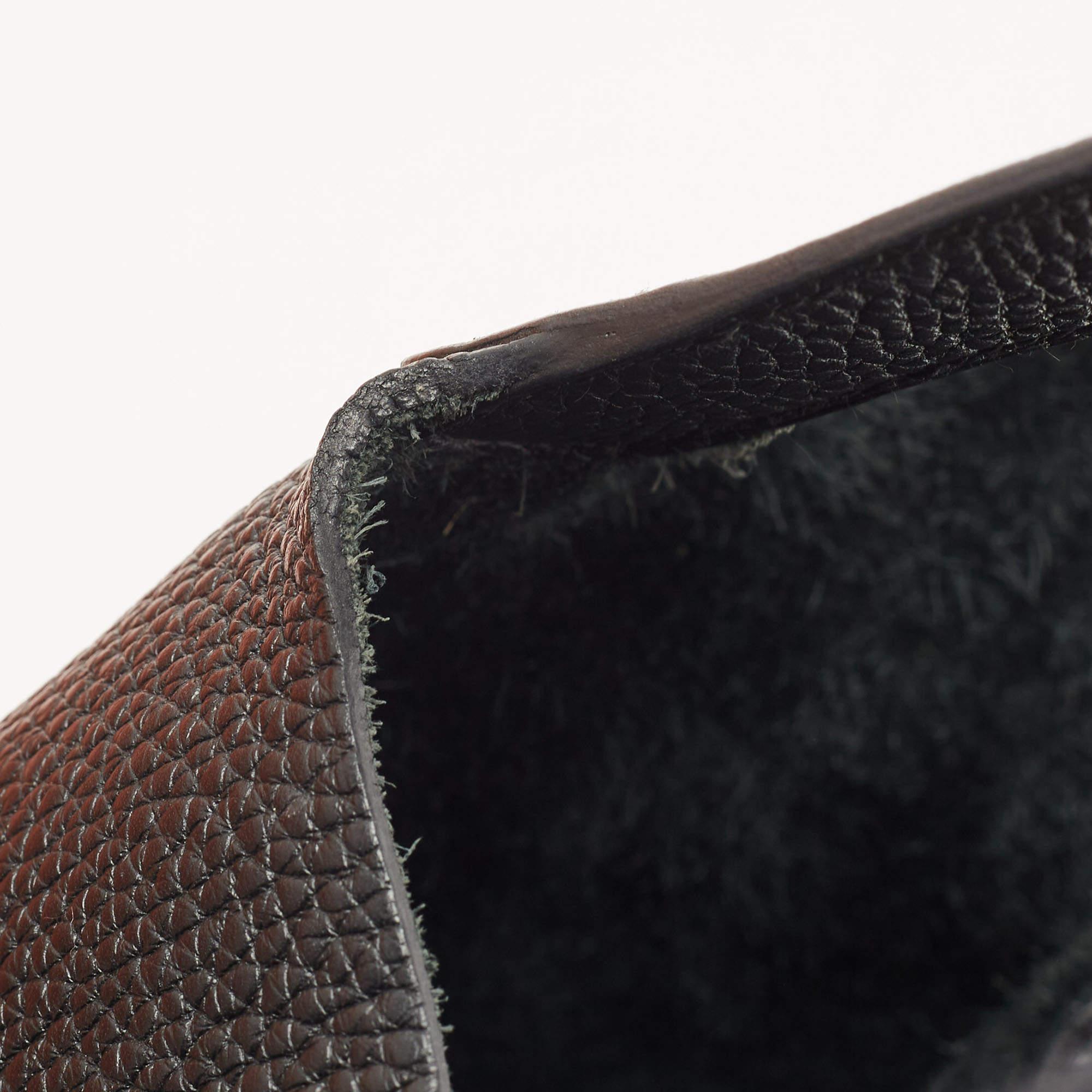 Hermes Black Taurillon Clemence Leather Picotin Lock 22 Bag 1