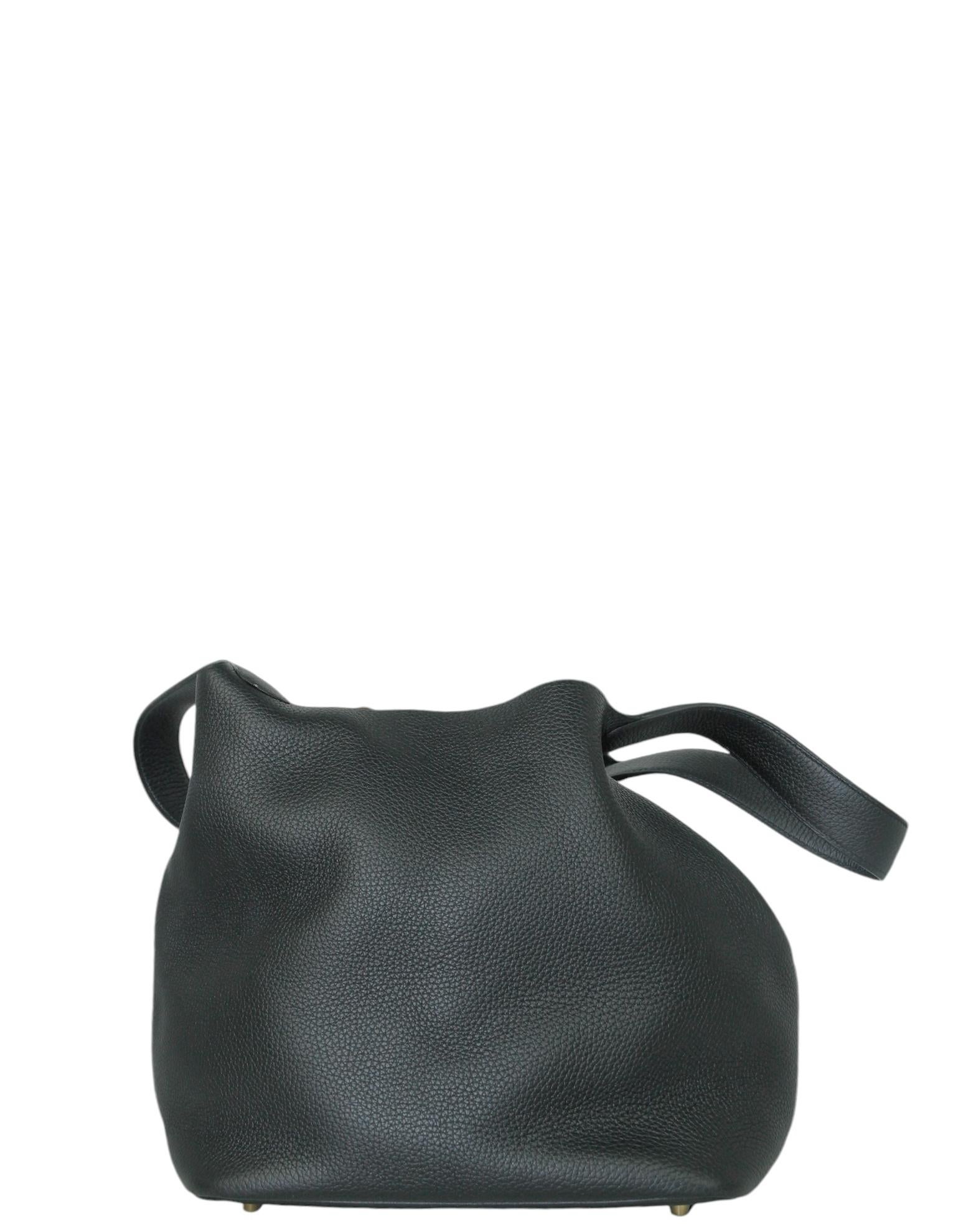 Hermes Black Taurillon Clemence Leather Picotin Lock 26PM Bag 1