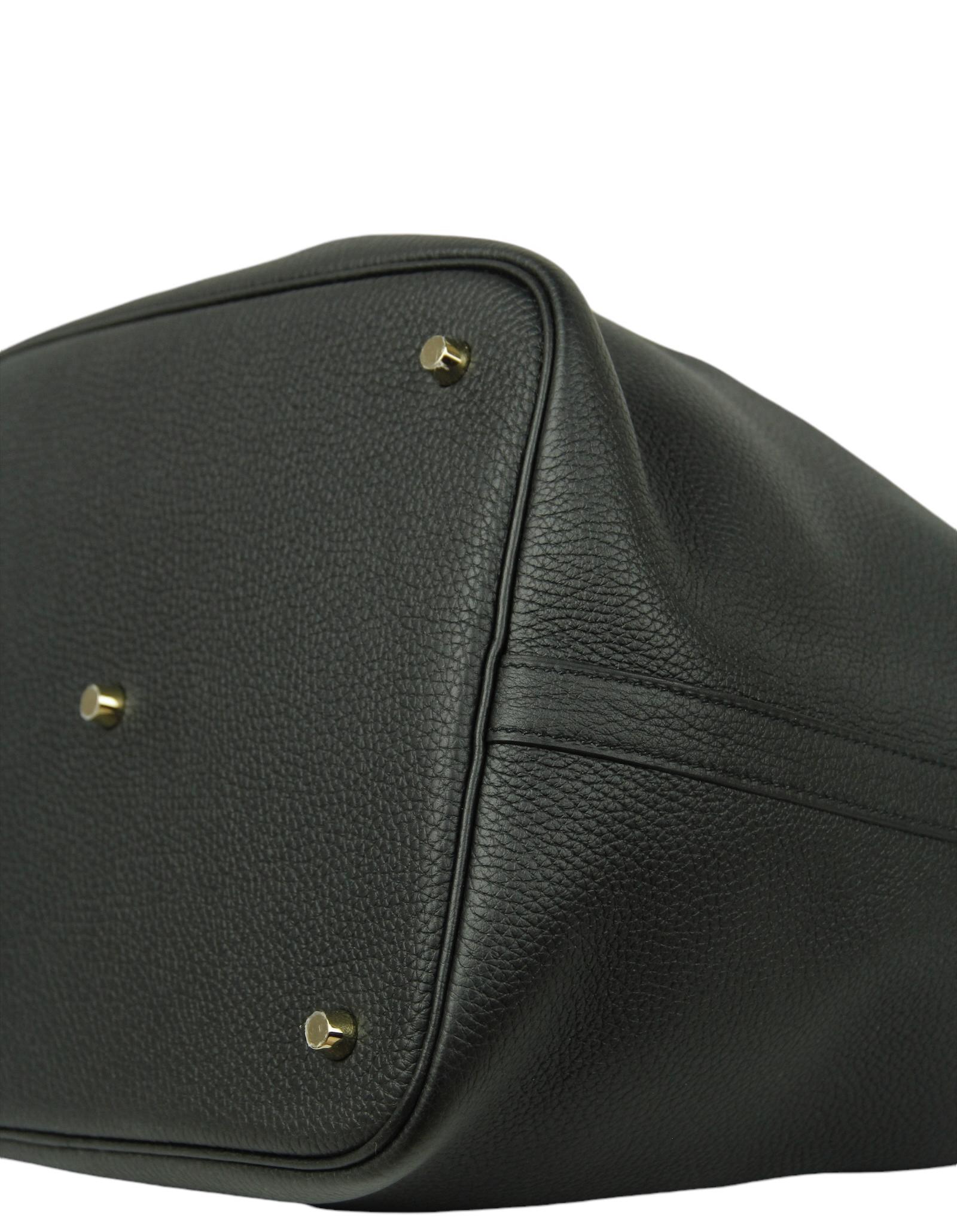 Hermes Black Taurillon Clemence Leather Picotin Lock 26PM Bag 3