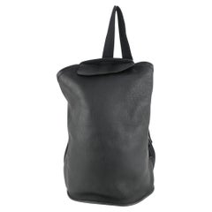Hermès Black Taurillon Clemence Leather Sherpa Sling Backpack 1110h11