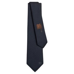 Cravatta Hermes Black Terre d'H