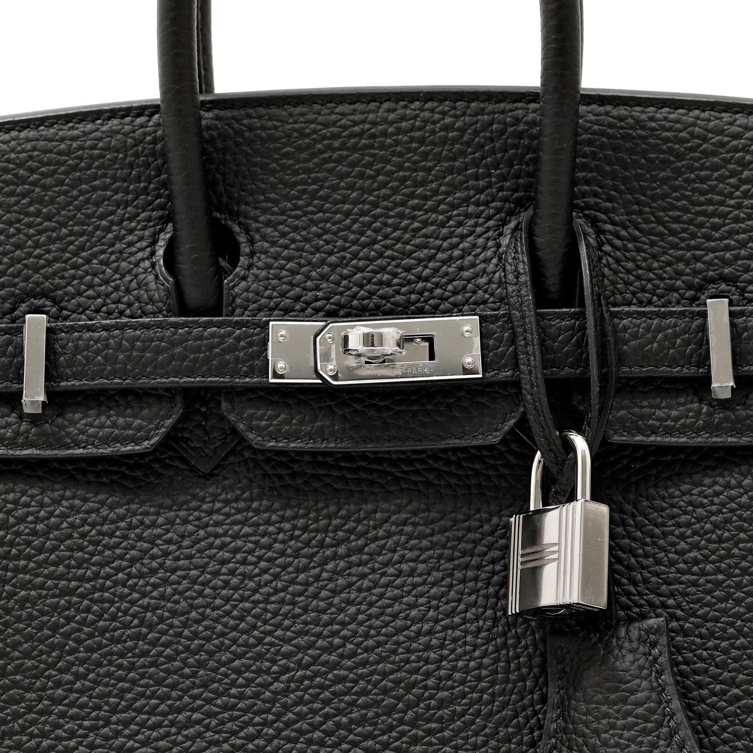 Hermès Black Togo 25 cm Birkin Bag 1