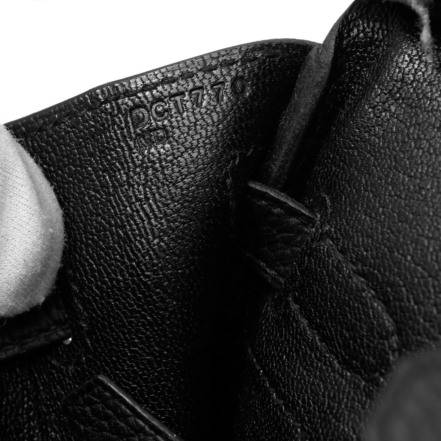Hermès Black Togo 25 cm Birkin Bag 2