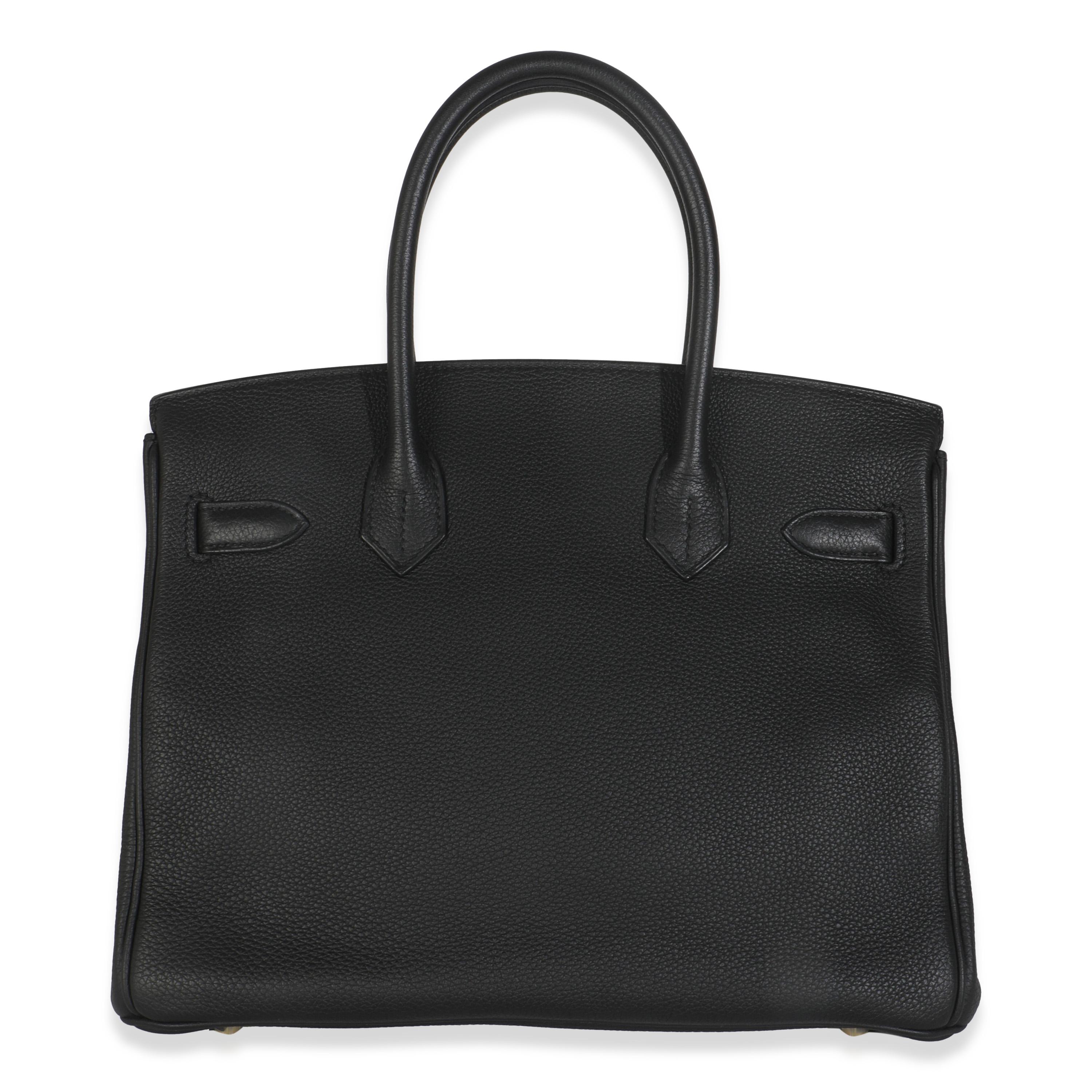 Listing Title : Hermès Birkin Togo noir 30 GHW
SKU : M148937
Condit : Usagé 
Description de l'état : L'insaisissable sac Birkin d'Hermès a été conçu après que le directeur artistique de l'époque, Jean-Louis Dumas, ait été assis à côté de Jane Birkin