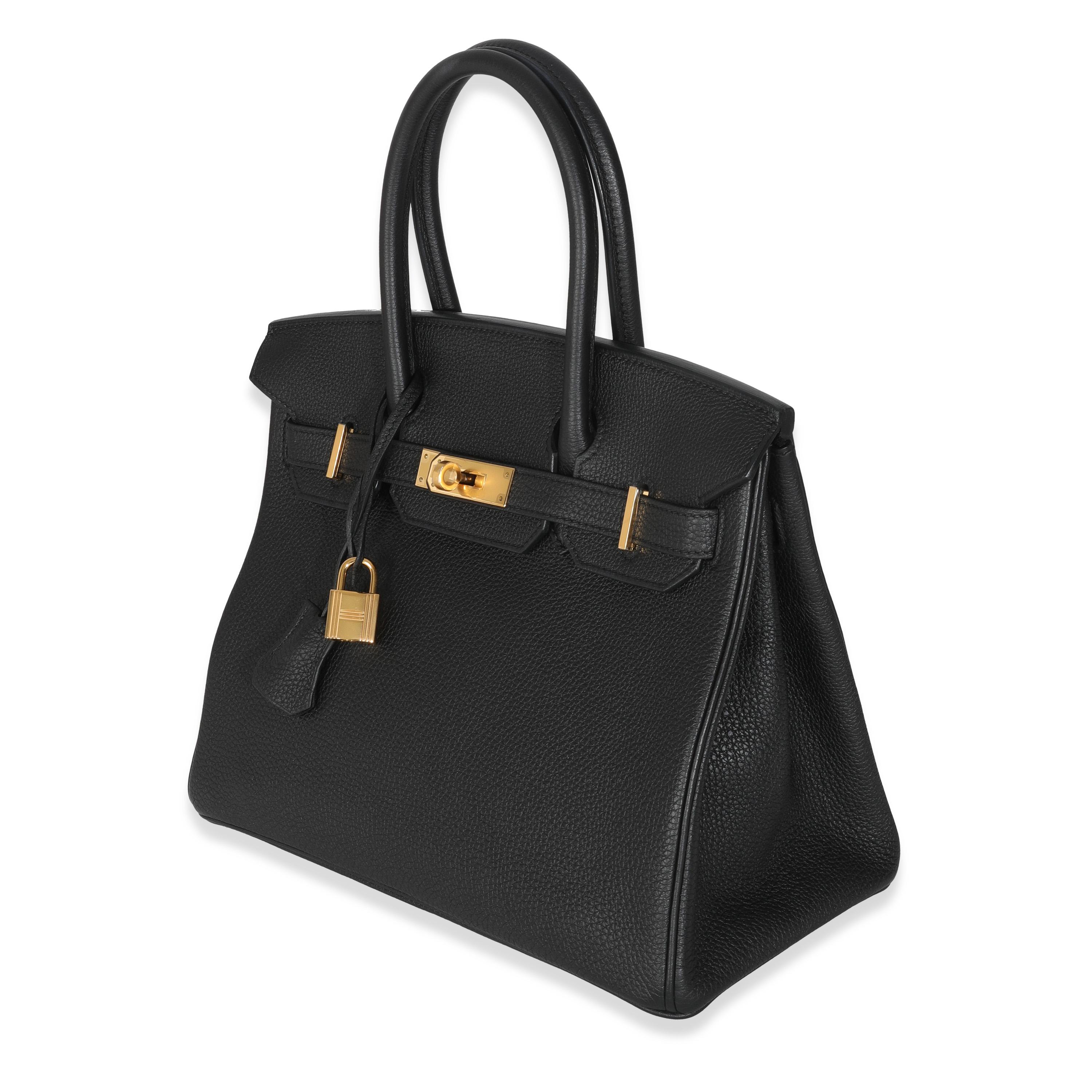 Nero Hermès Birkin 30 GHW nera Togo in vendita