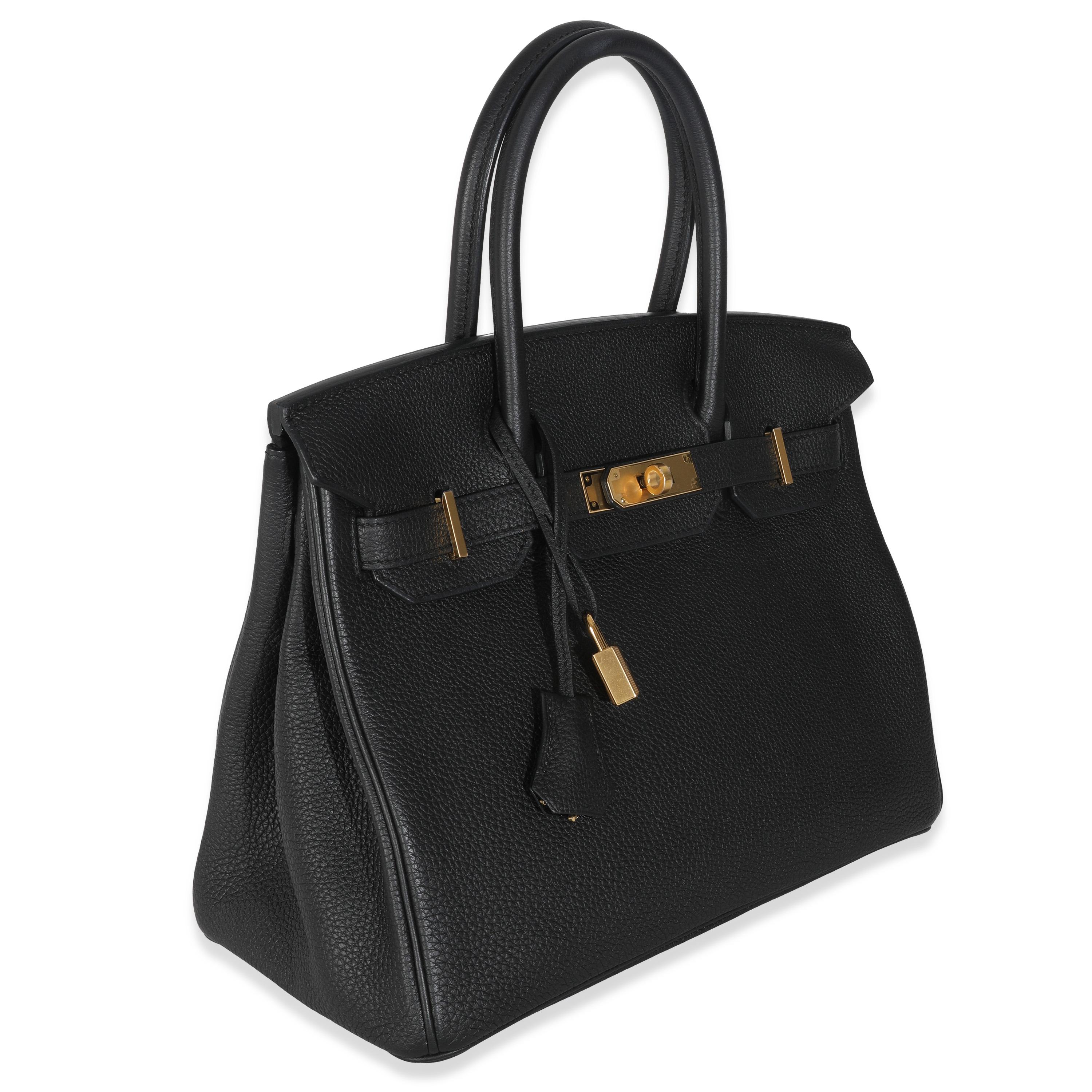 Hermès Birkin 30 GHW nera Togo In condizioni Nuovo in vendita a New York, NY