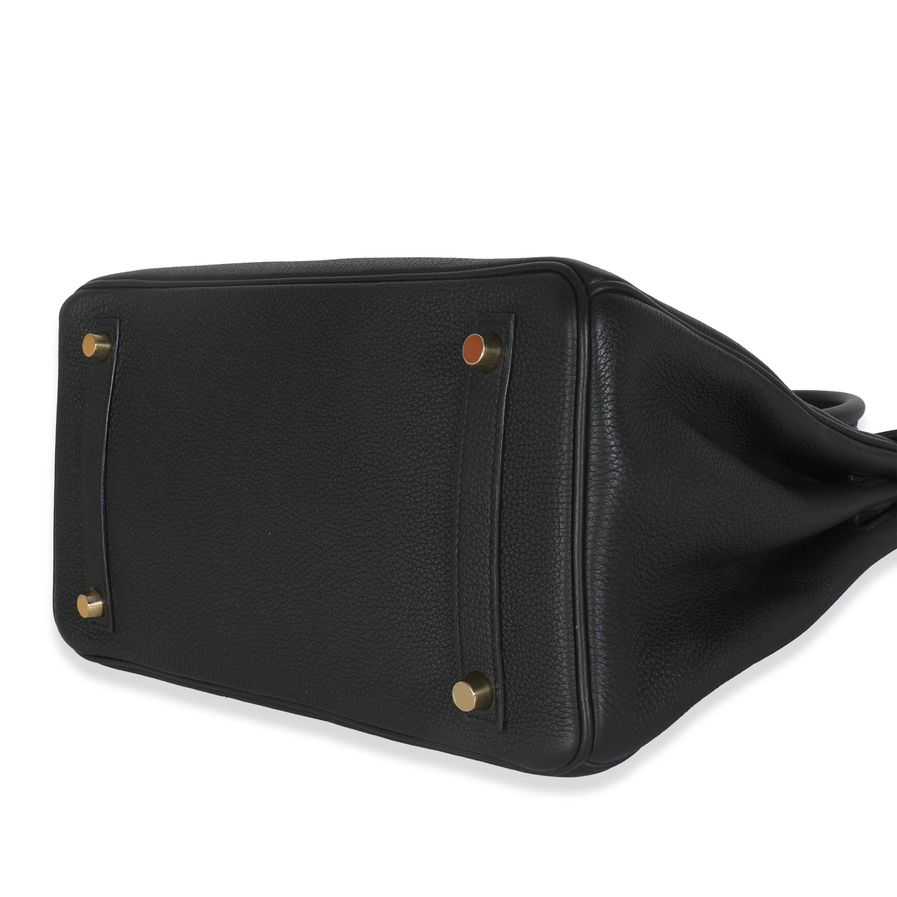 Hermès Black Togo Birkin 30 GHW Pour femmes en vente