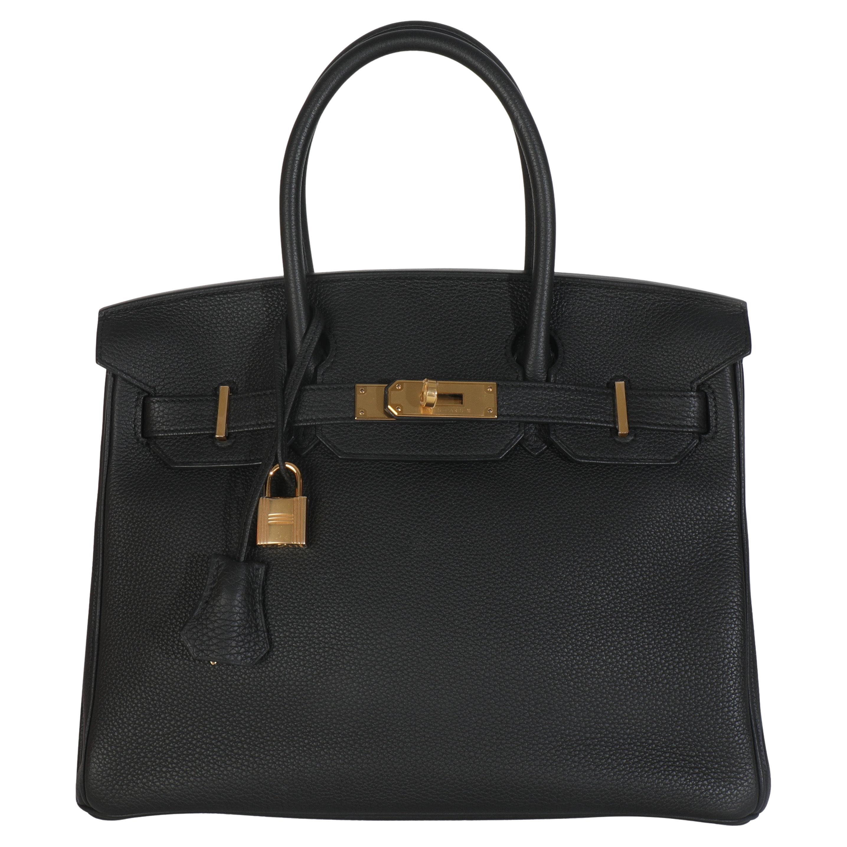 Hermès Black Togo Birkin 30 GHW