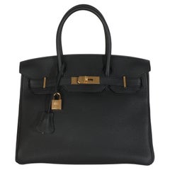 Hermès Black Togo Birkin 30 GHW