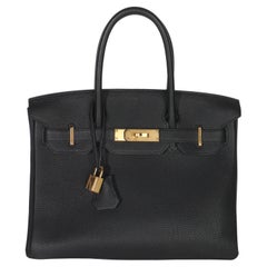 Hermès Black Togo Birkin 30 GHW