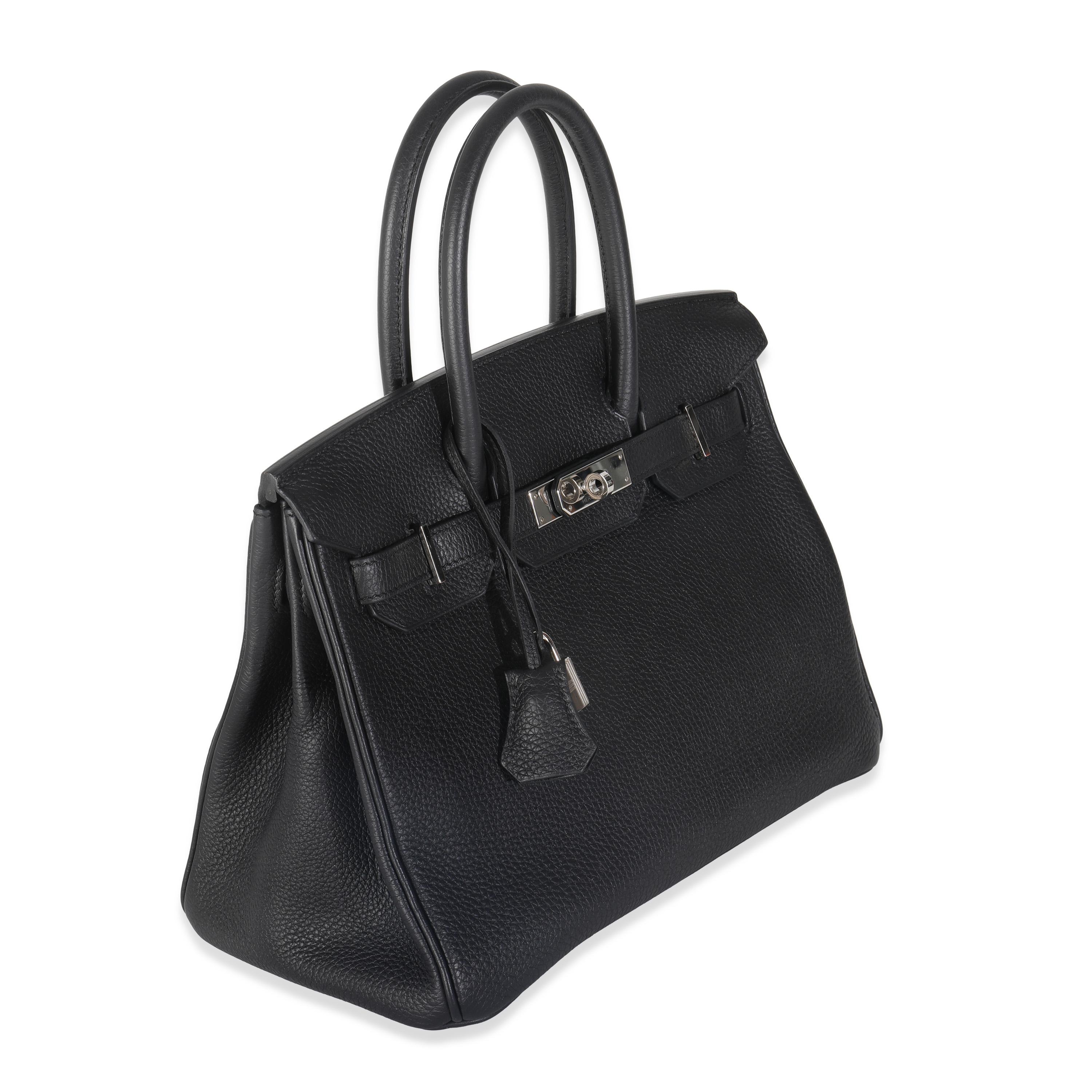 Hermès Black Togo Birkin 30 PHW In Excellent Condition In New York, NY