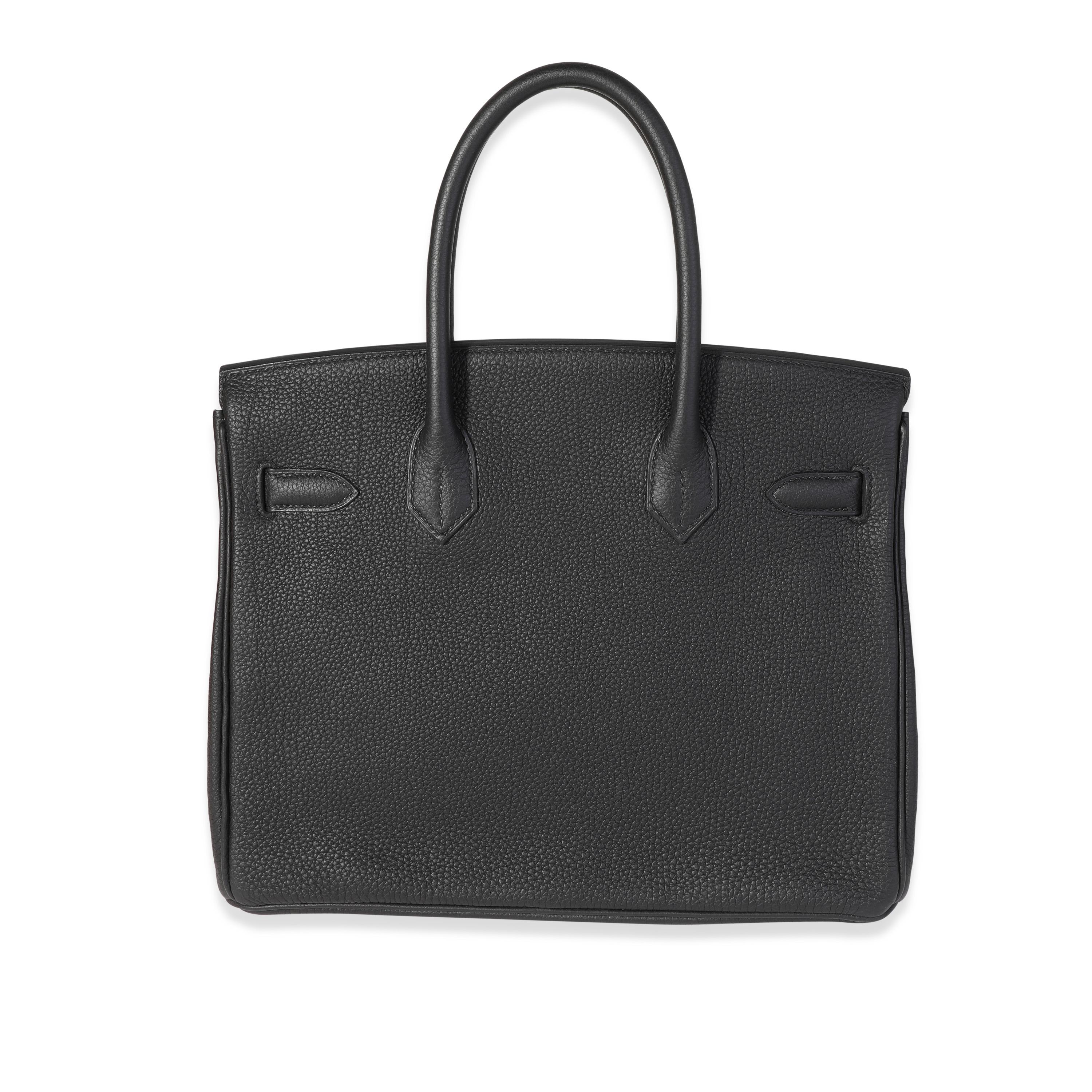 Nero Hermès Birkin 30 PHW nera Togo