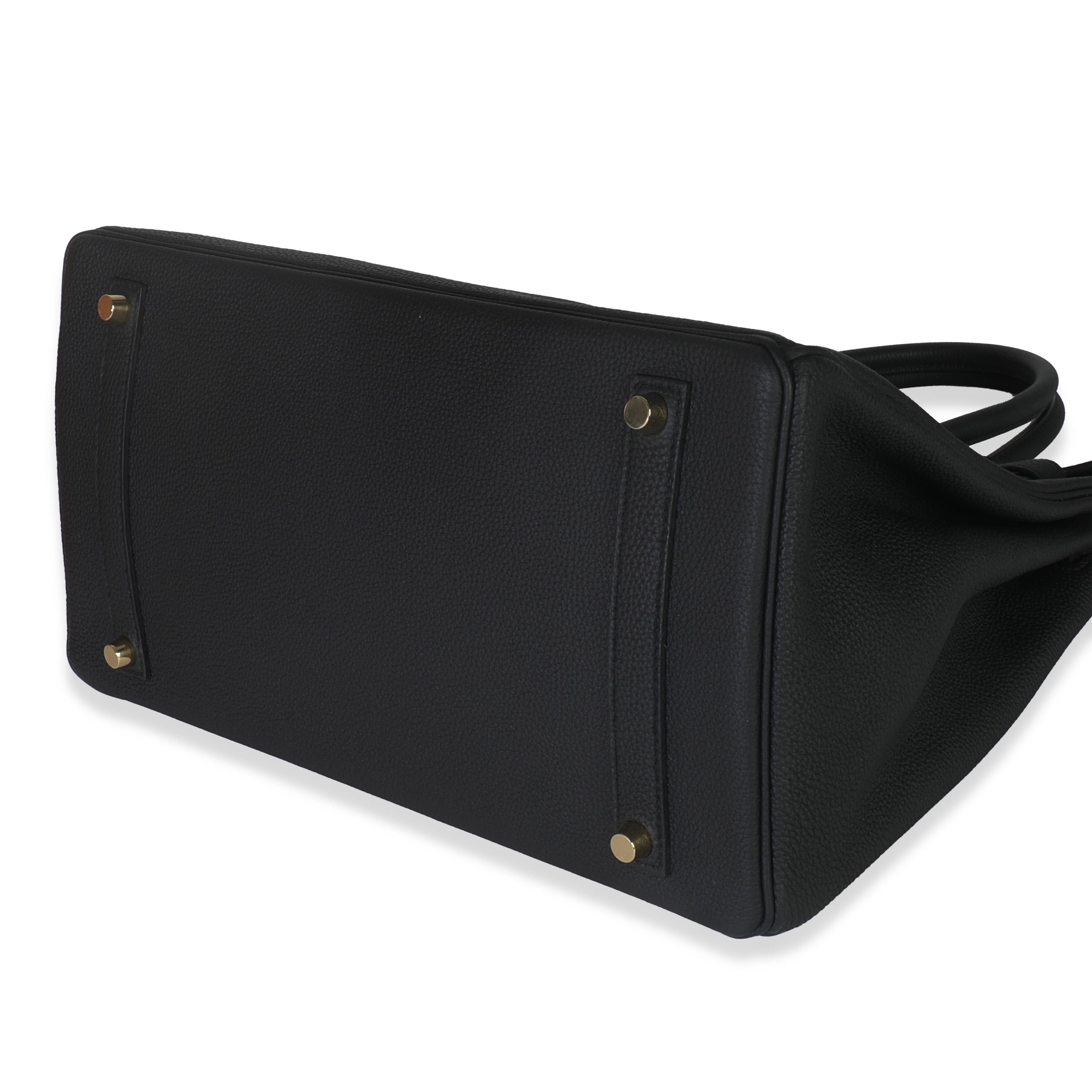 Hermès Black Togo Birkin 35 GHW Damen im Angebot