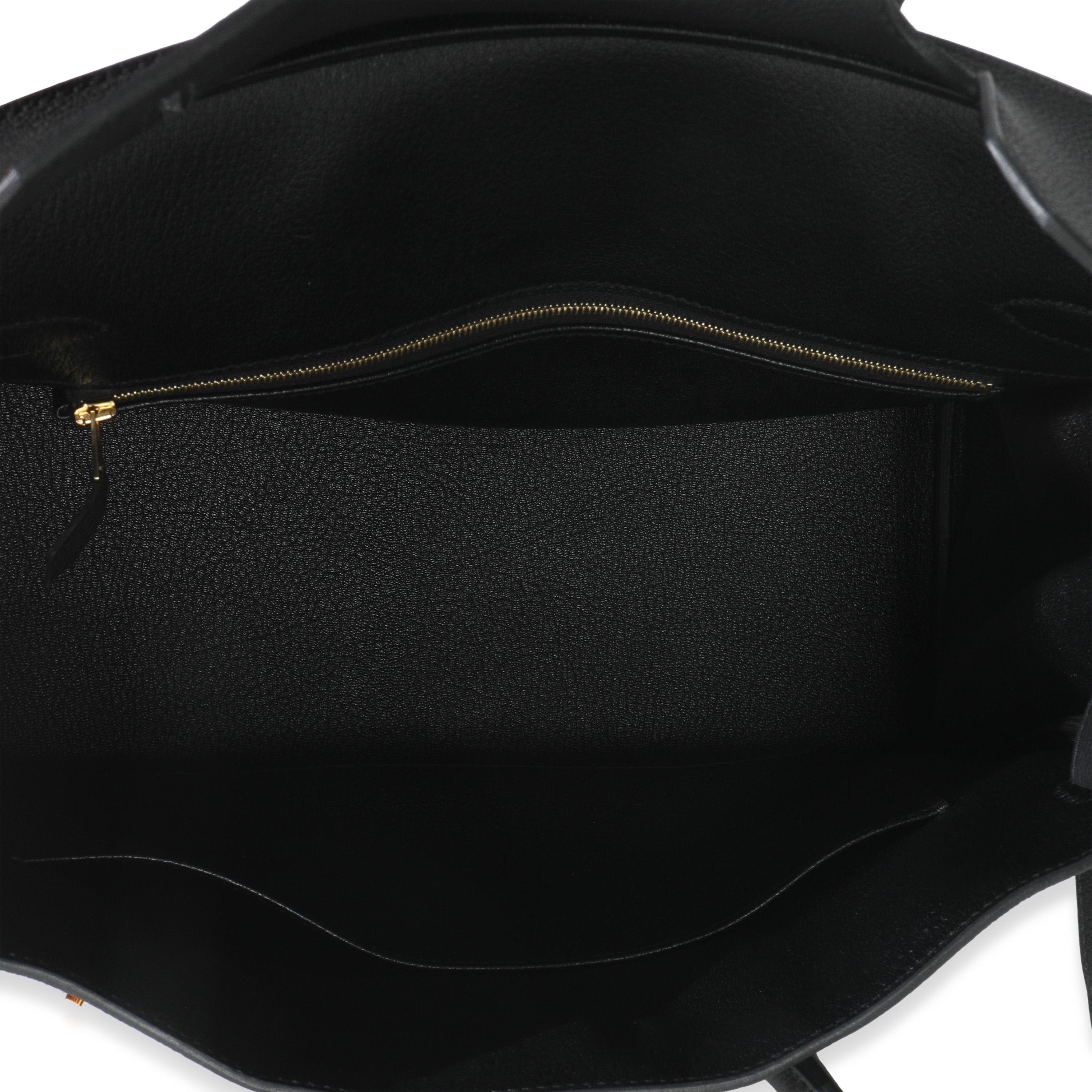 Hermès Black Togo Birkin 35 GHW im Angebot 1