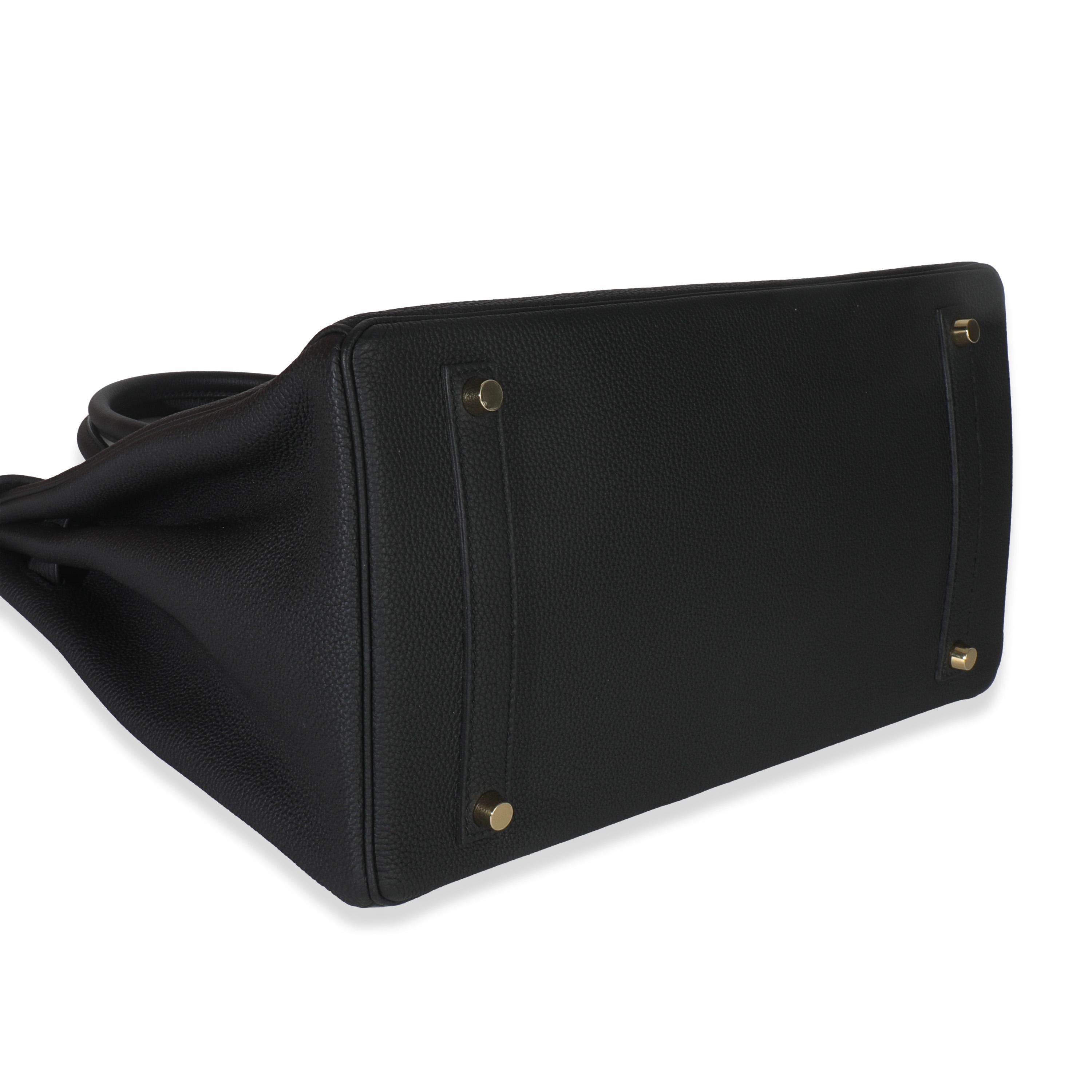 Hermès Black Togo Birkin 35 GHW im Angebot 2