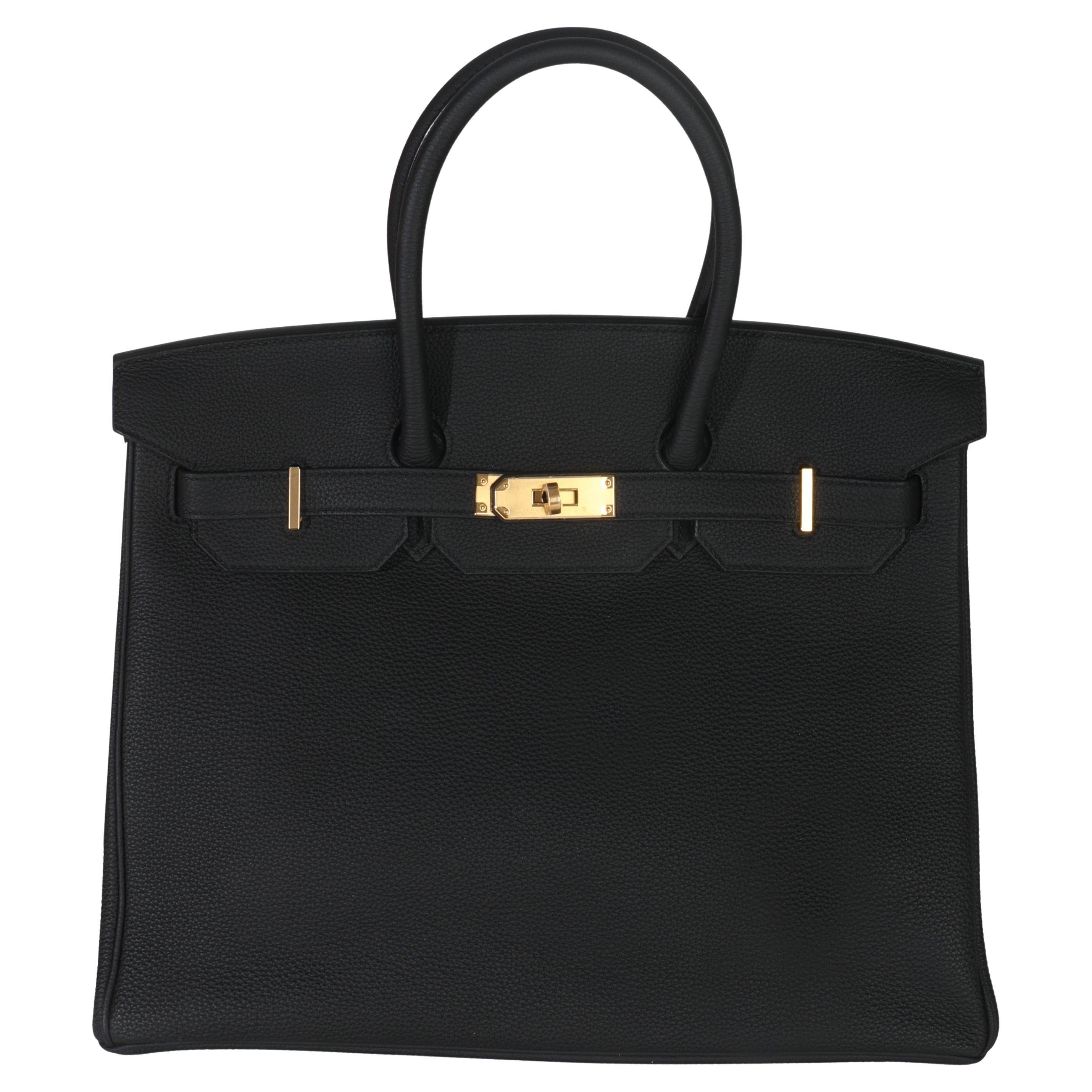 Hermès Black Togo Birkin 35 GHW