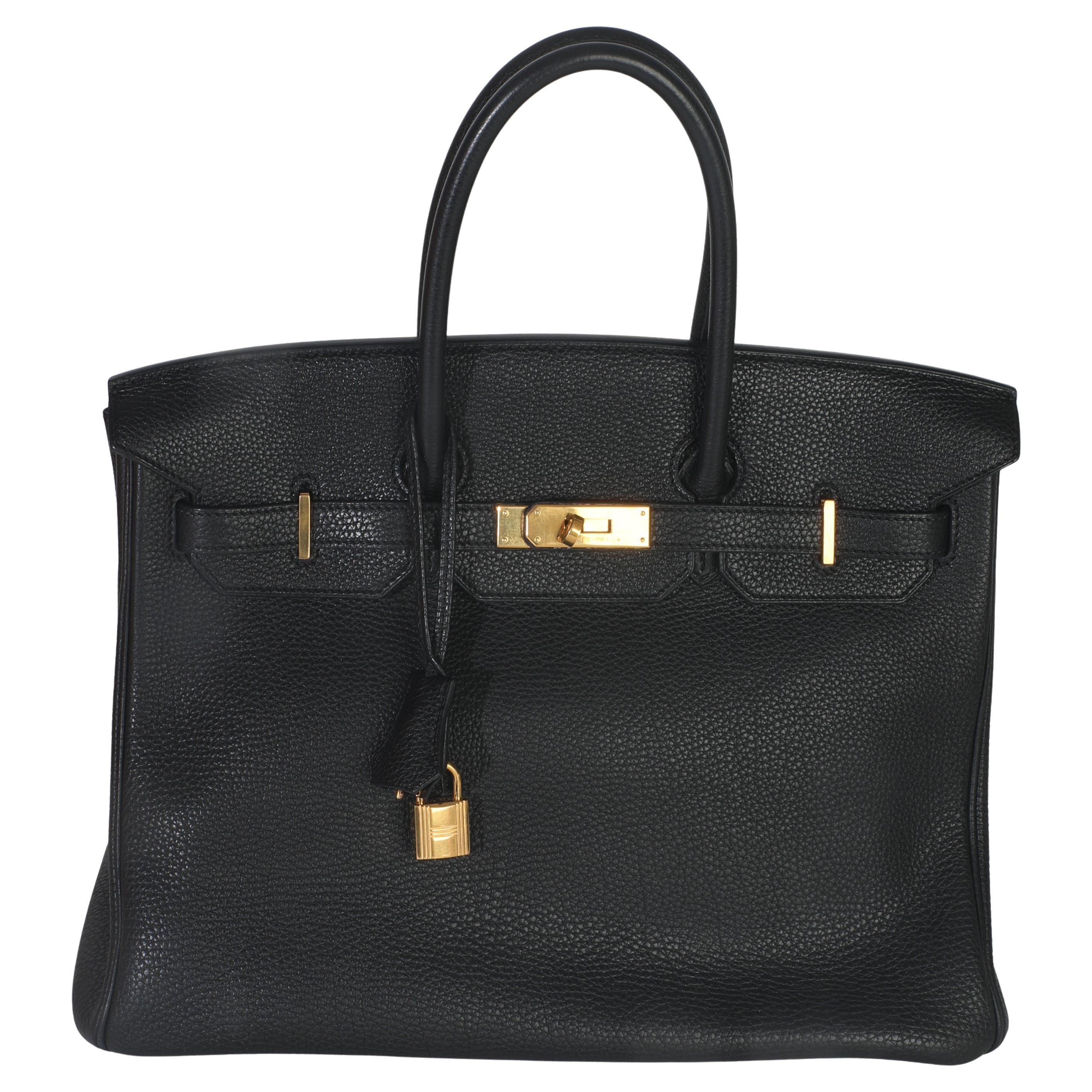 Hermès Birkin 35 Togo noir GHW en vente