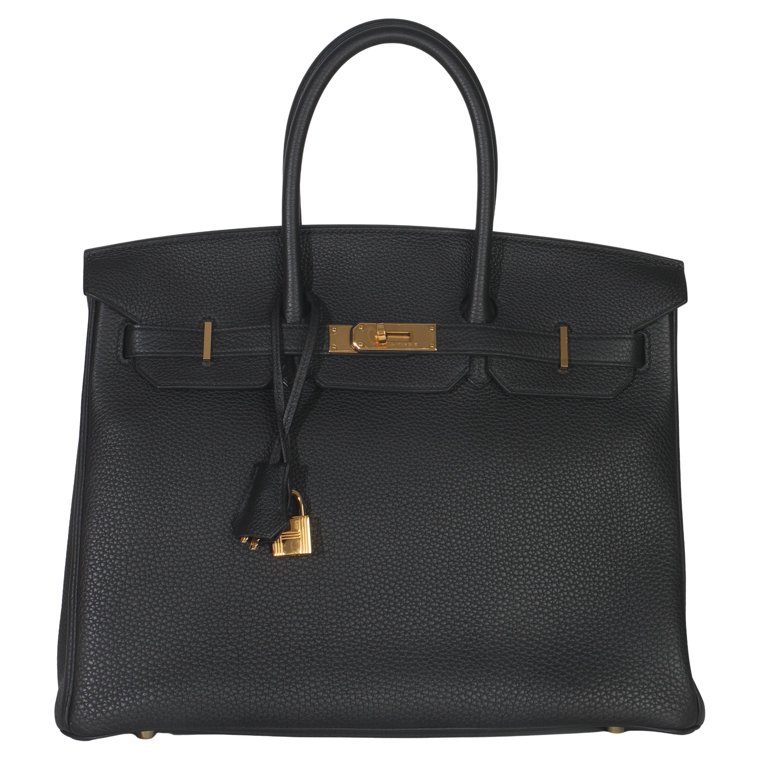 Hermès Birkin 35 Togo noir GHW