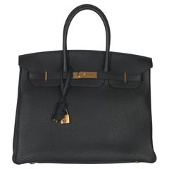 Hermès Black Togo Birkin 35 GHW