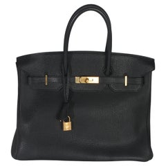 Hermès Black Togo Birkin 35 GHW