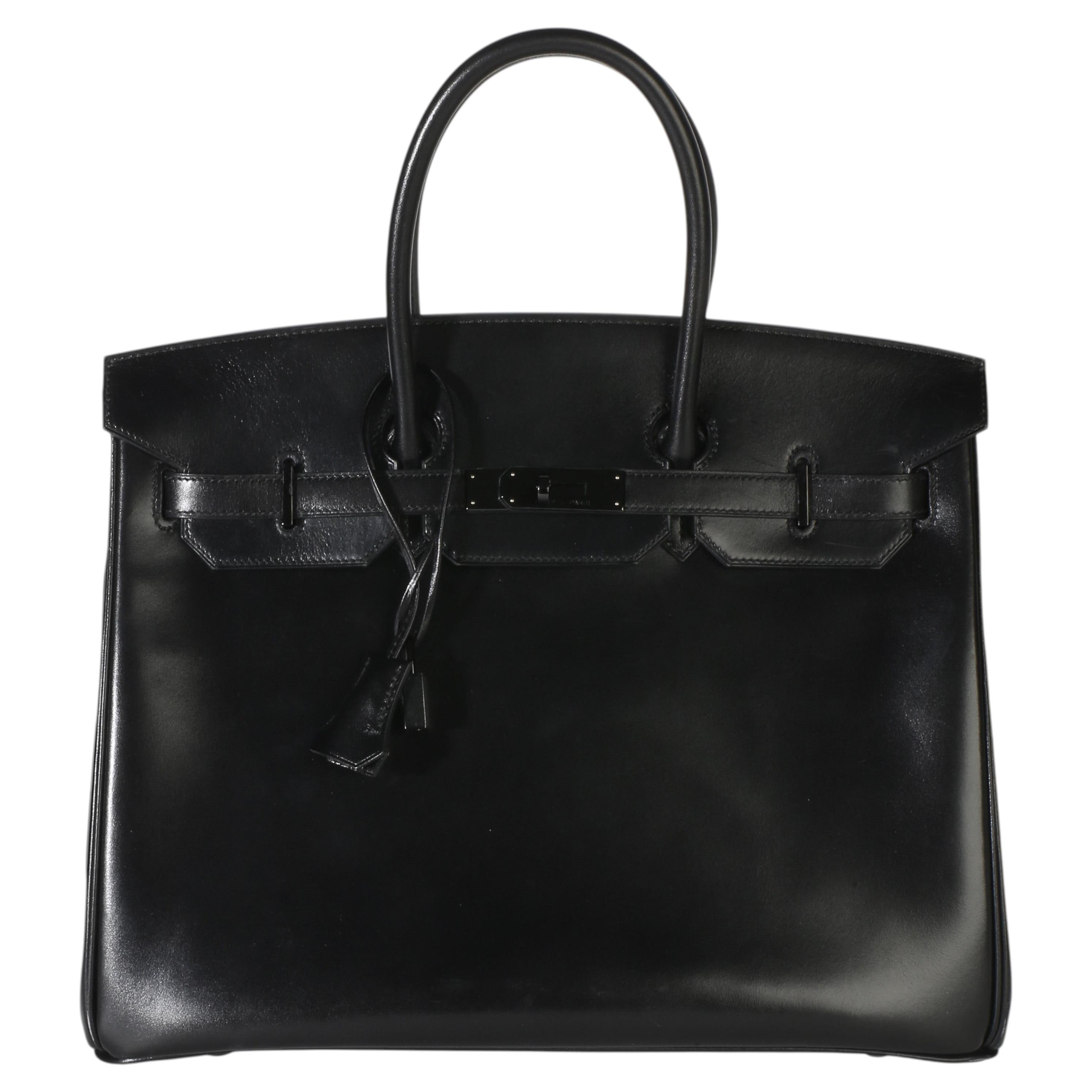 Hermès Black Box So Black Birkin 35 PVD
