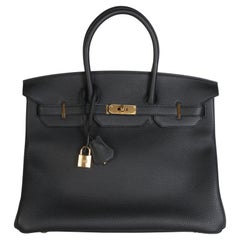 Hermès Black Togo Birkin 35 GHW