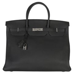 Hermès Black Togo Birkin 40 PHW