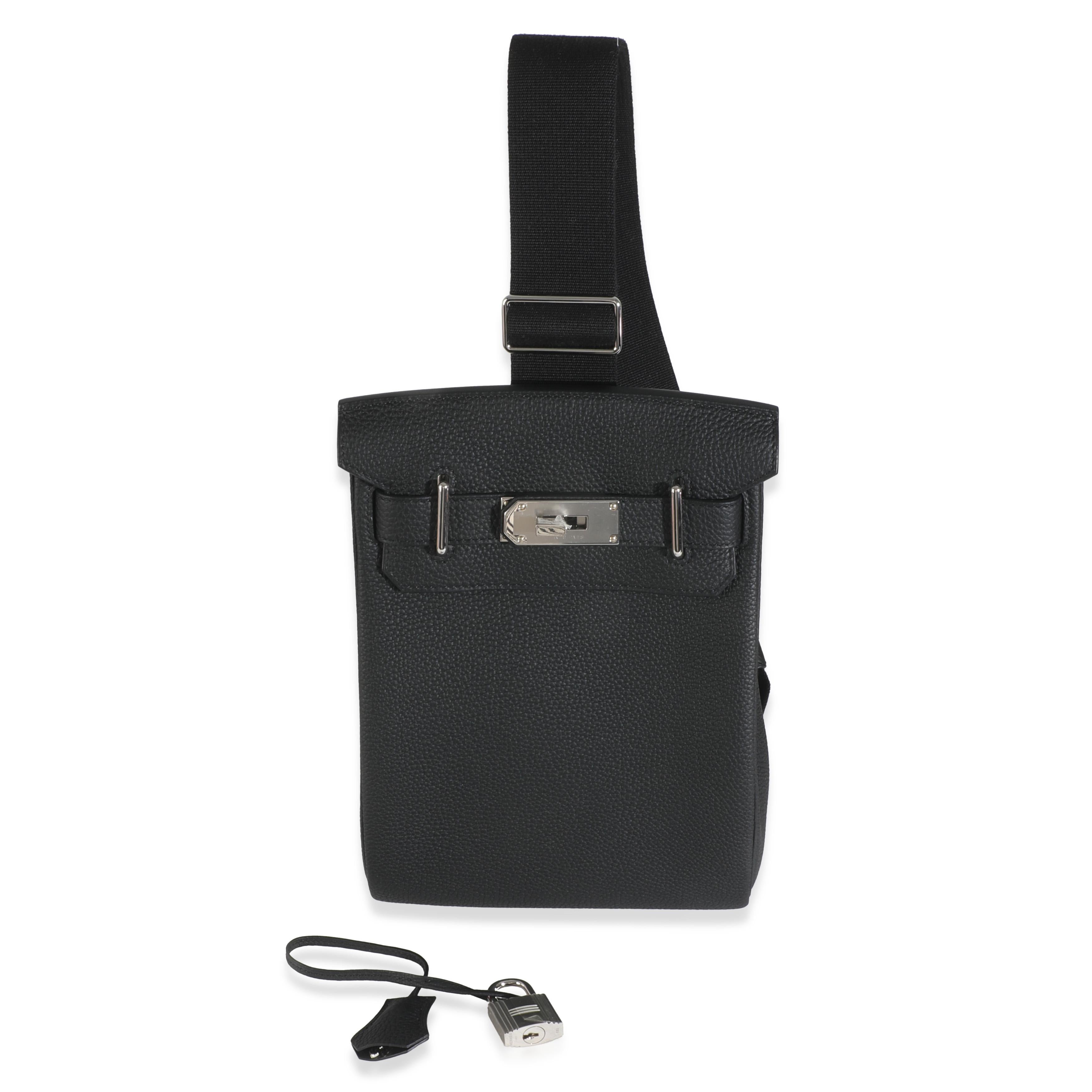 Hermès Noir Togo Hac A Dos PM Sac à dos PHW Pour femmes en vente