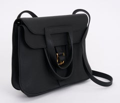 Hermès Black Halzan 31 Caban