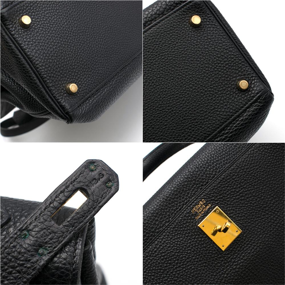 Hermes Black Togo Leather 35cm Sellier Kelly Bag	 For Sale 5