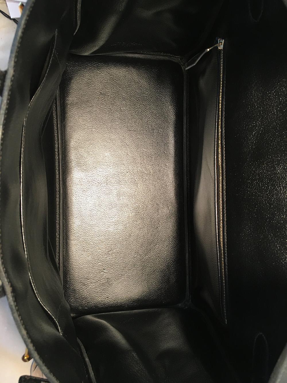 Hermes Black Togo Leather 40cm Birkin Bag GHW 5