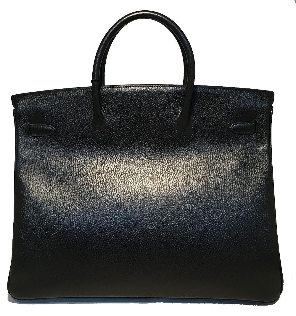 Hermes Black Togo Leather 40cm Birkin Bag GHW im Zustand „Hervorragend“ in Philadelphia, PA
