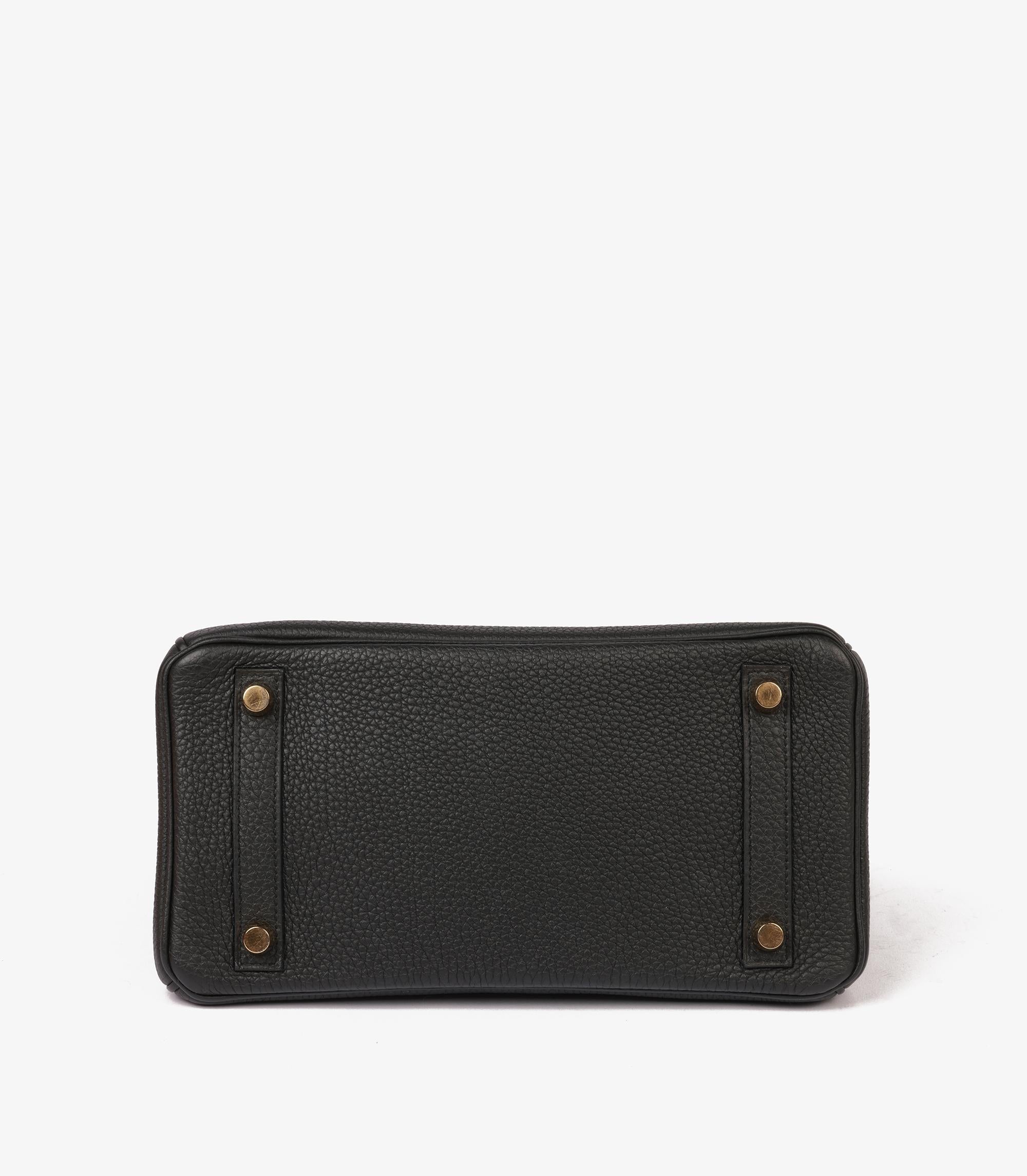 Hermès Black Togo Leather Birkin 25cm Retourne 3