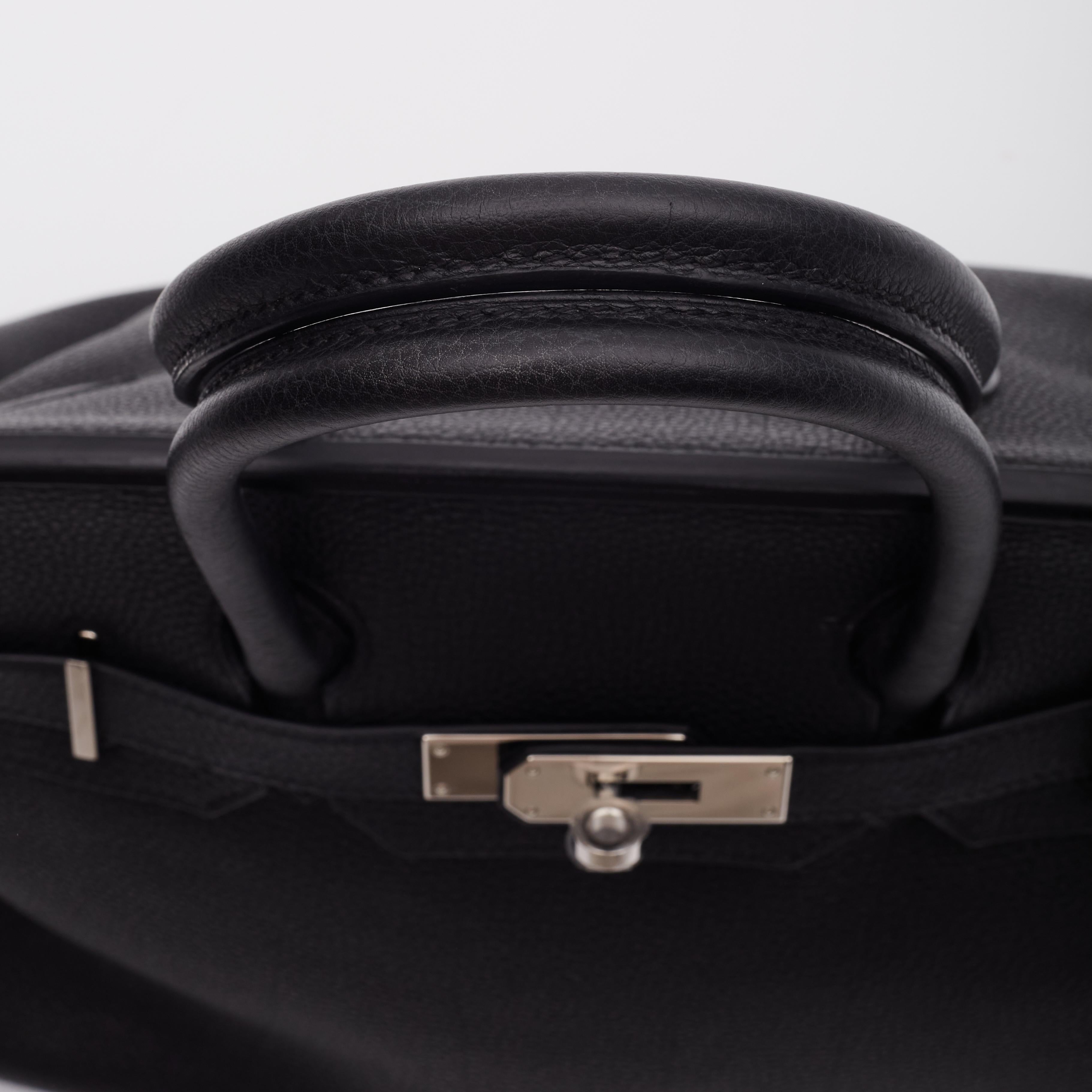 Hermes Black Togo Leather Birkin 30 Handbag 16