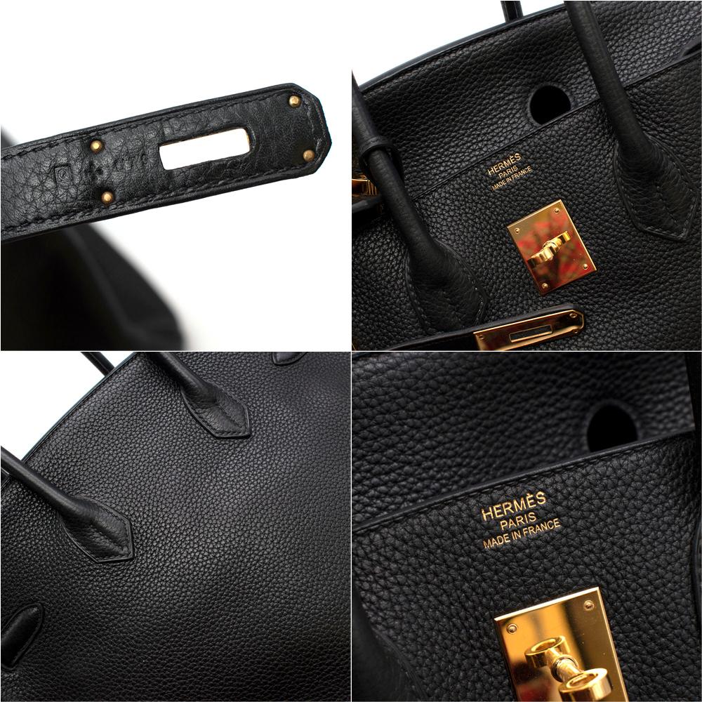 Hermes Black Togo Leather Birkin 35 GHW 4