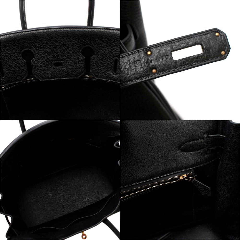 Hermes Black Togo Leather Birkin 35 GHW 5