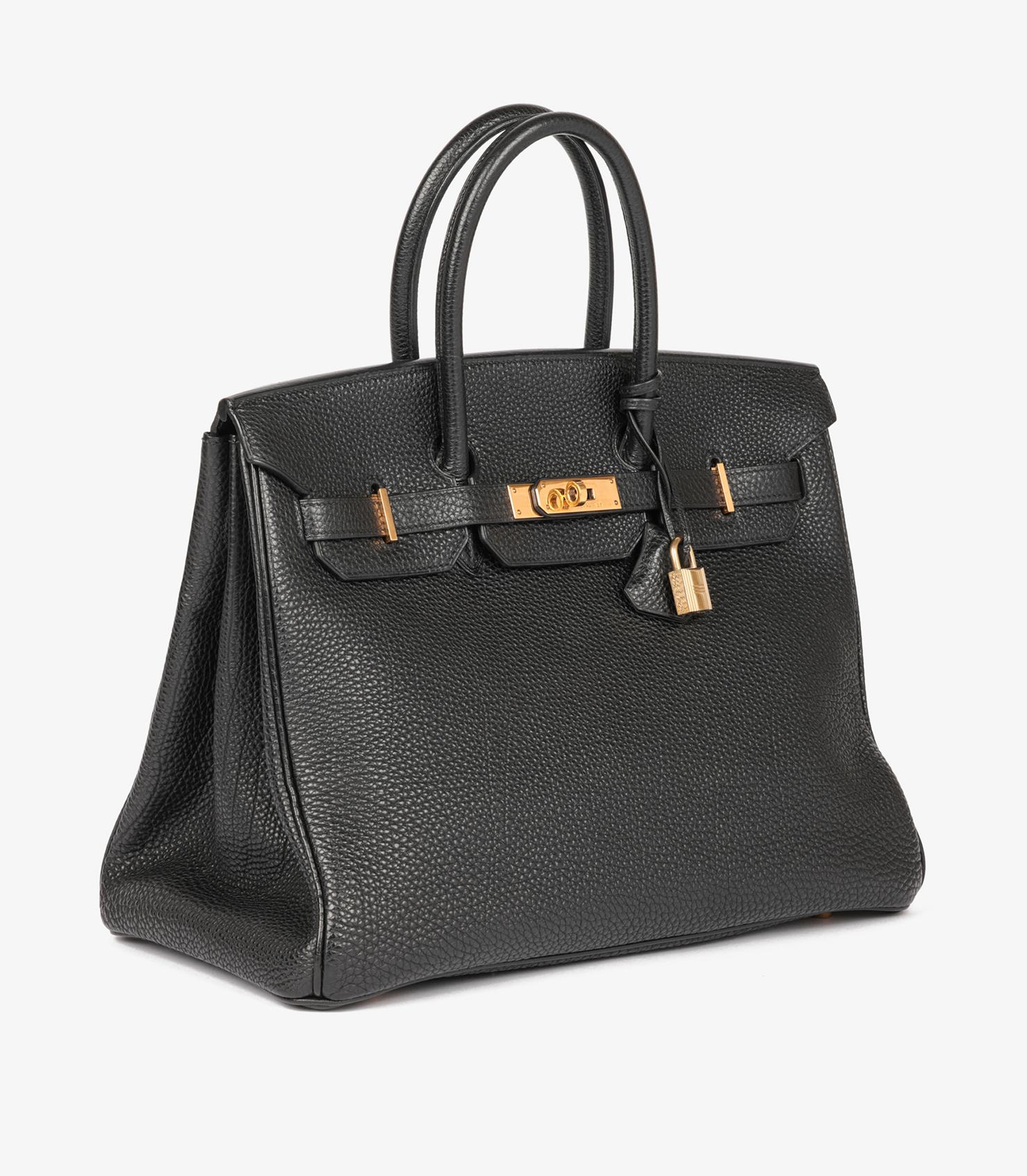 Hermès Black Togo Leather Birkin 35cm 7